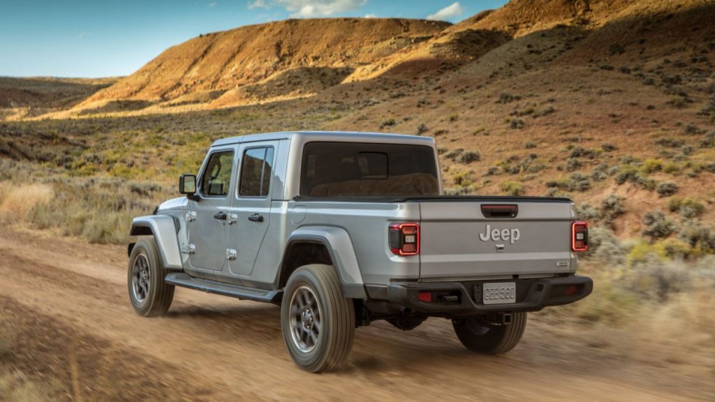 Retro jeep pickup
