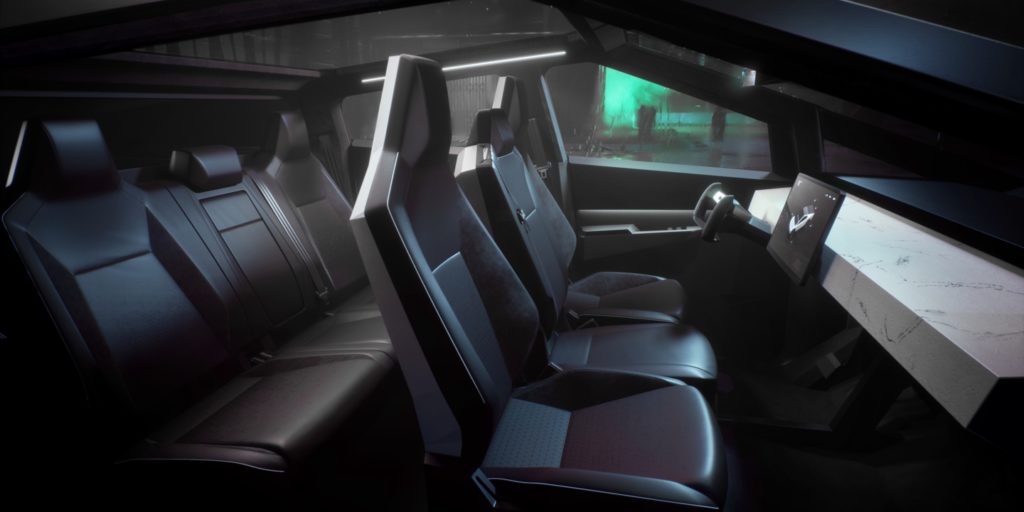 Tesla Cybertruck interni