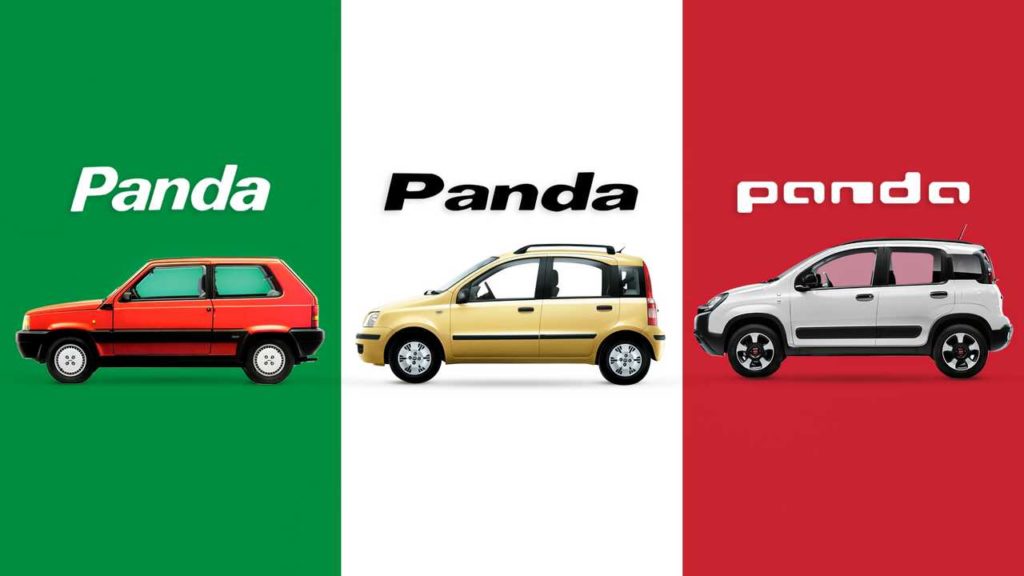 Panda 40 anni di evoluzione